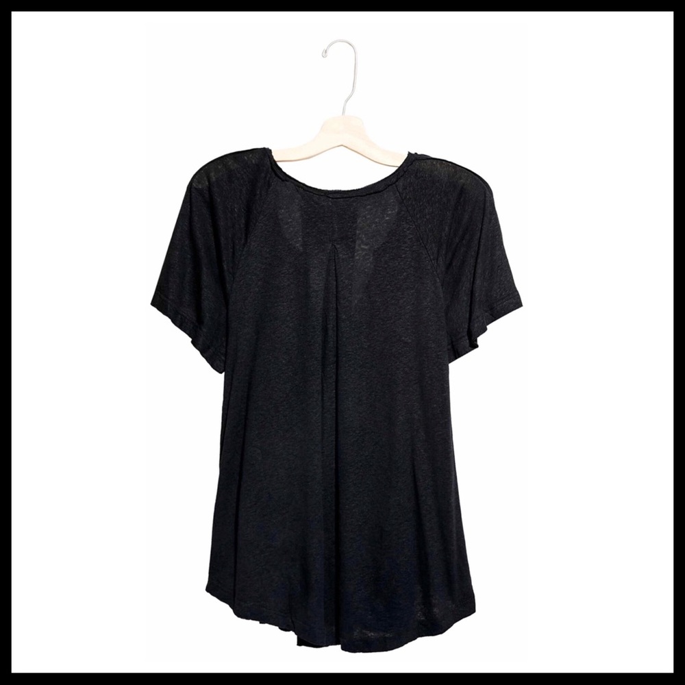 FREE PEOPLE BOHO TUNIC TEE FLOWY V-NECK TOP A2C - Picture 11 of 16
